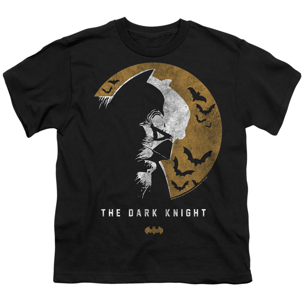 Batman Dark Knight Moon Licensed Kid's T-Shirt (Ages 4-7) SM-XL