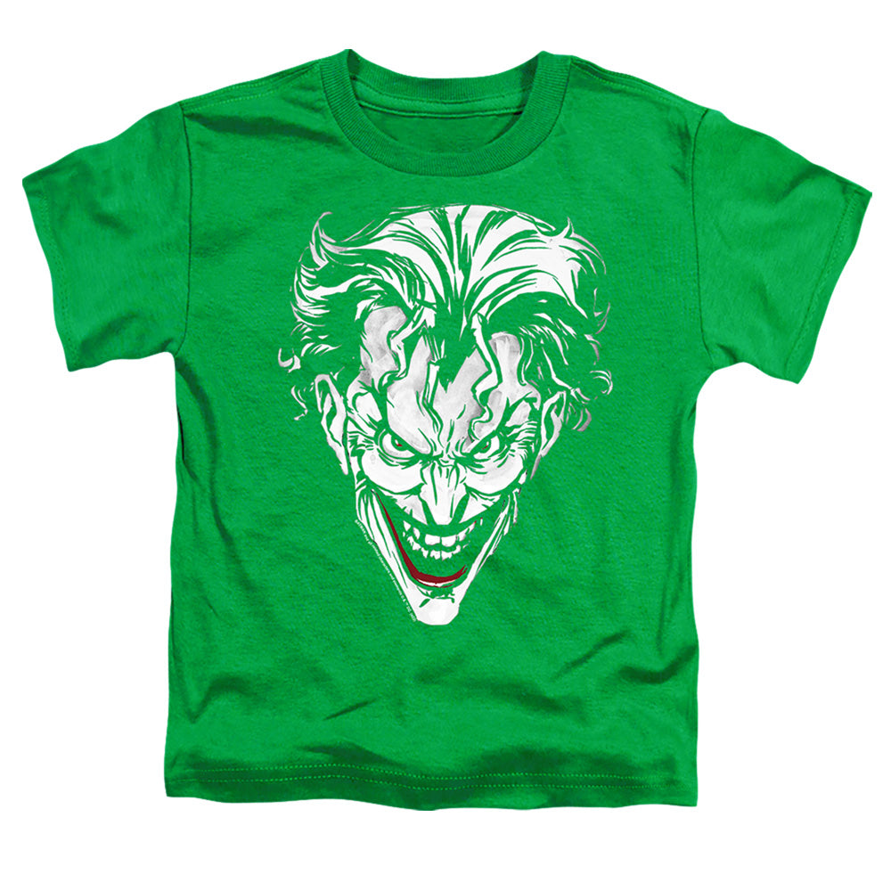 Batman Joker Red On Green Licensed Toddler T-Shirt SM-LG