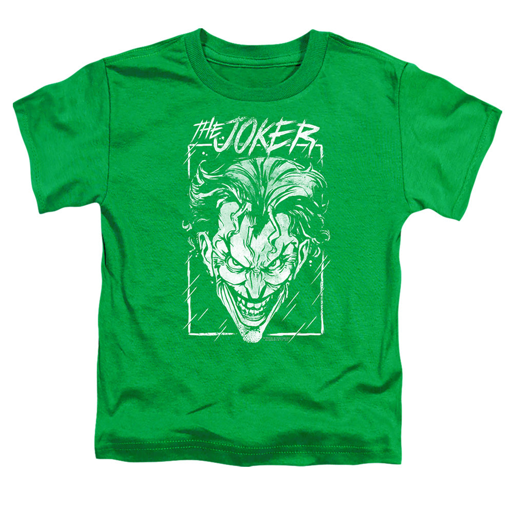 Batman Joker Storm On Green Licensed Toddler T-Shirt SM-LG