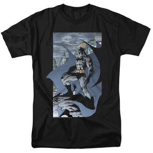 AN OFFCIALLY LICENSED BATMAN THIS IS MY CITY MEN'S REGULAR FIT T-SHIRT BLACK