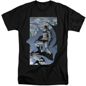 AN OFFCIALLY LICENSED BATMAN THIS IS MY CITY MEN'S TALL FIT T-SHIRT BLACK