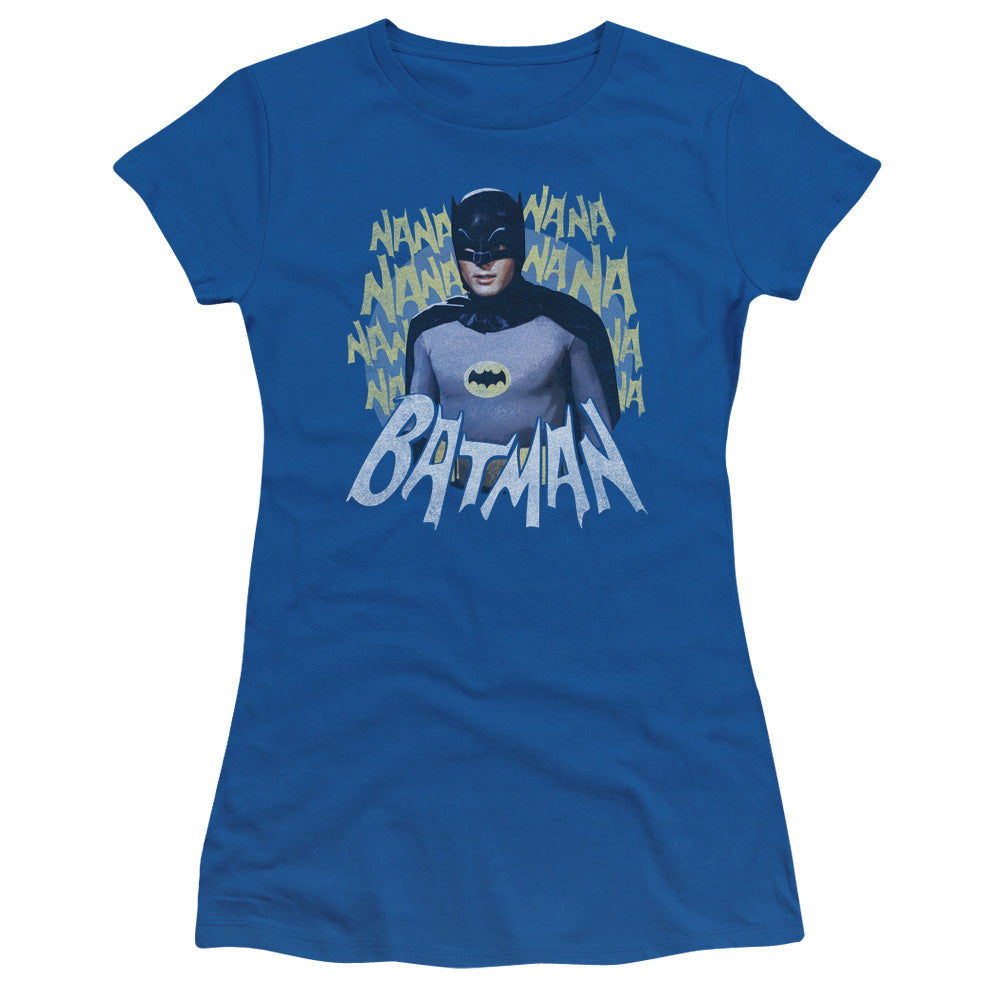 Batman Classic Tv Theme Song Licensed Women's T-Shirt Juniors MD-XL