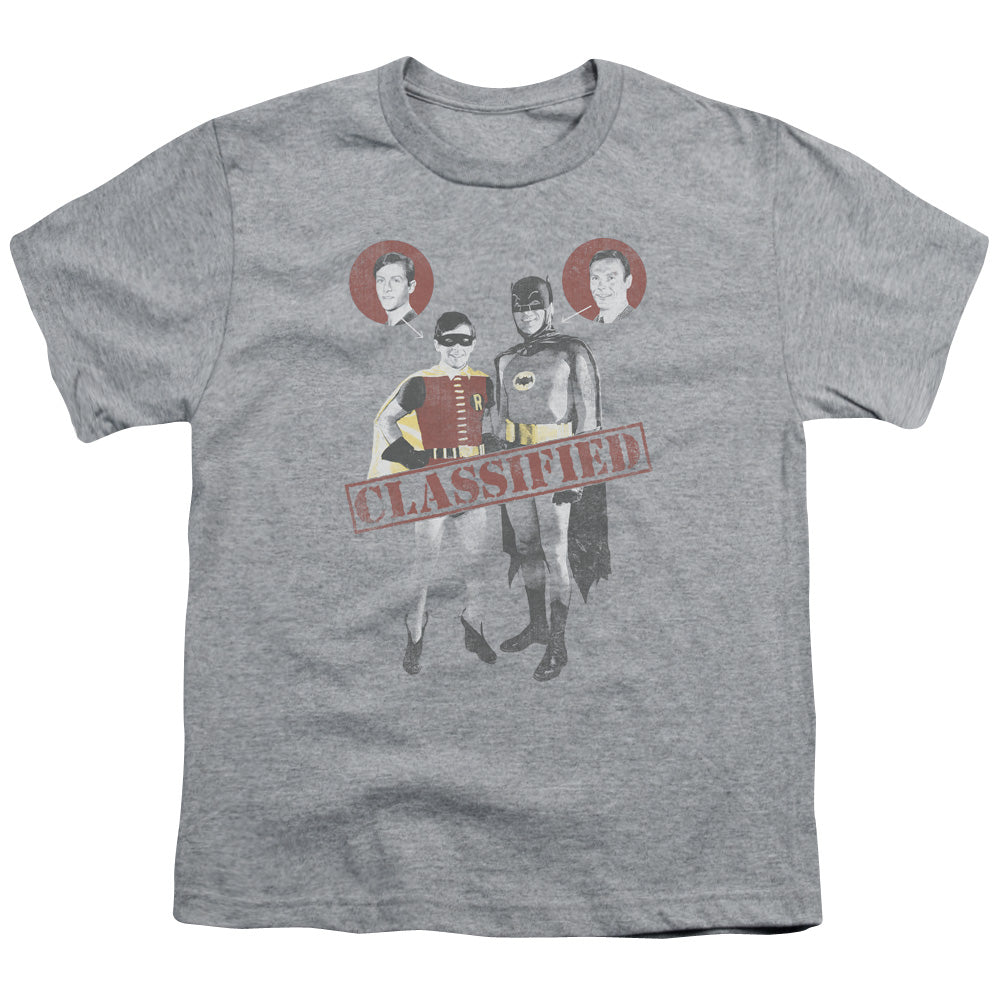 Batman Classic Tv Classified Licensed Kid's T-Shirt (Ages 4-7) XS-XL