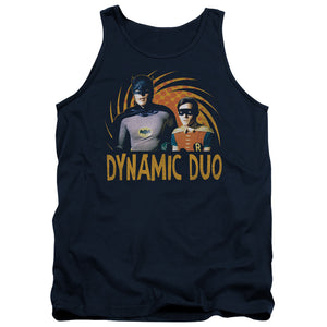 AN OFFCIALLY LICENSED BATMAN CLASSIC TV DYNAMIC ADULT UNISEX TANK TOP NAVY