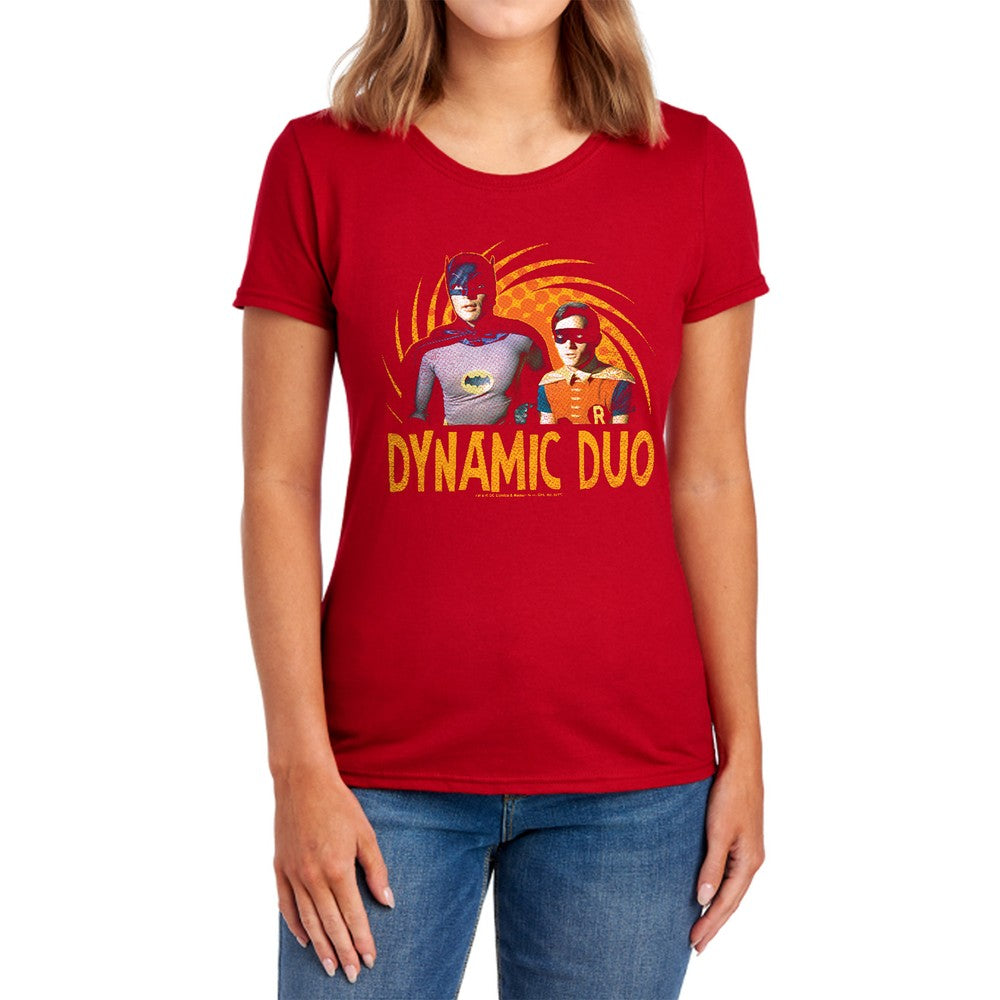 Batman Classic Tv Dynamic Licensed Women's T-Shirt Regular Fit SM-2X
