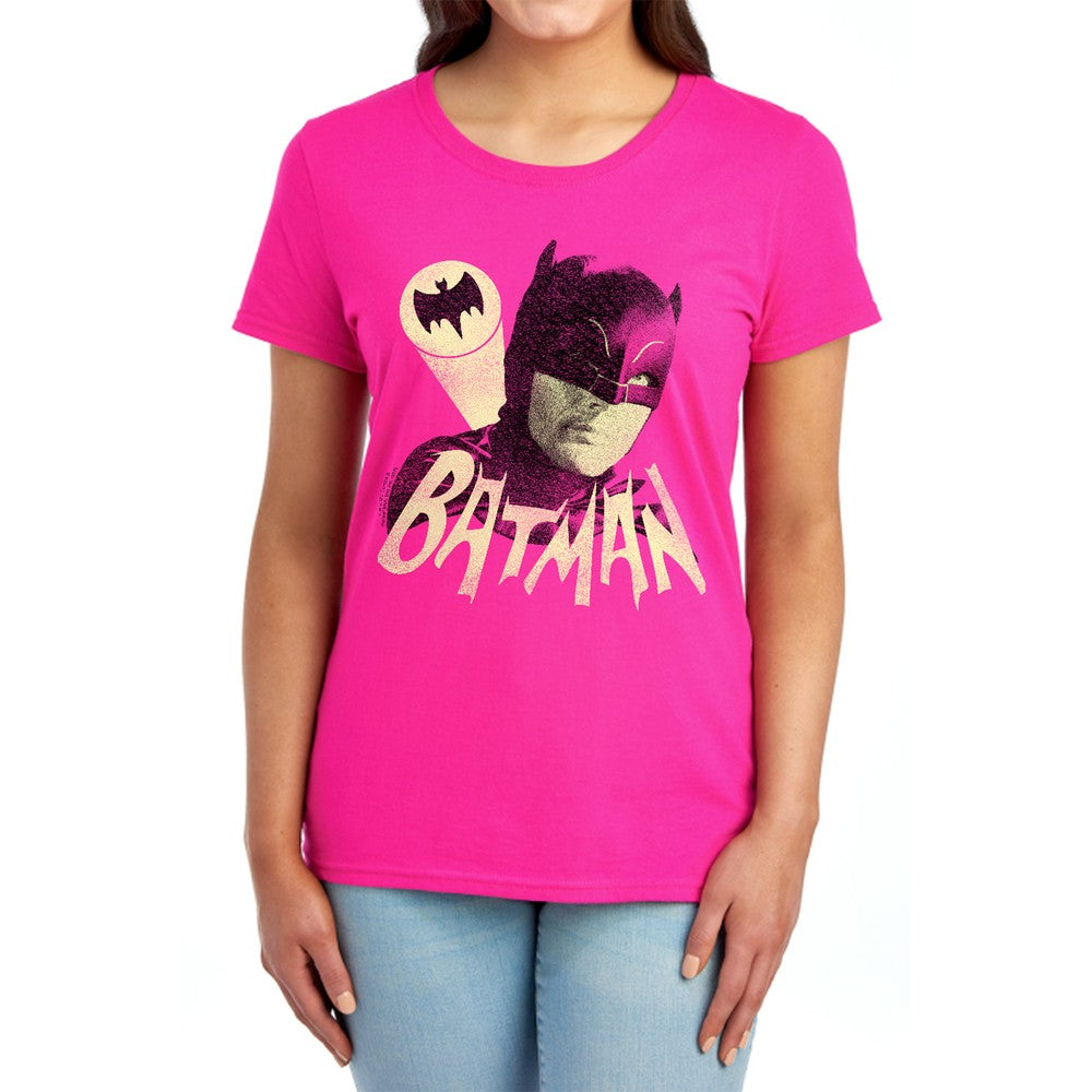 Batman Classic Tv Bat Signal Licensed Women's T-Shirt Regular Fit SM-2X