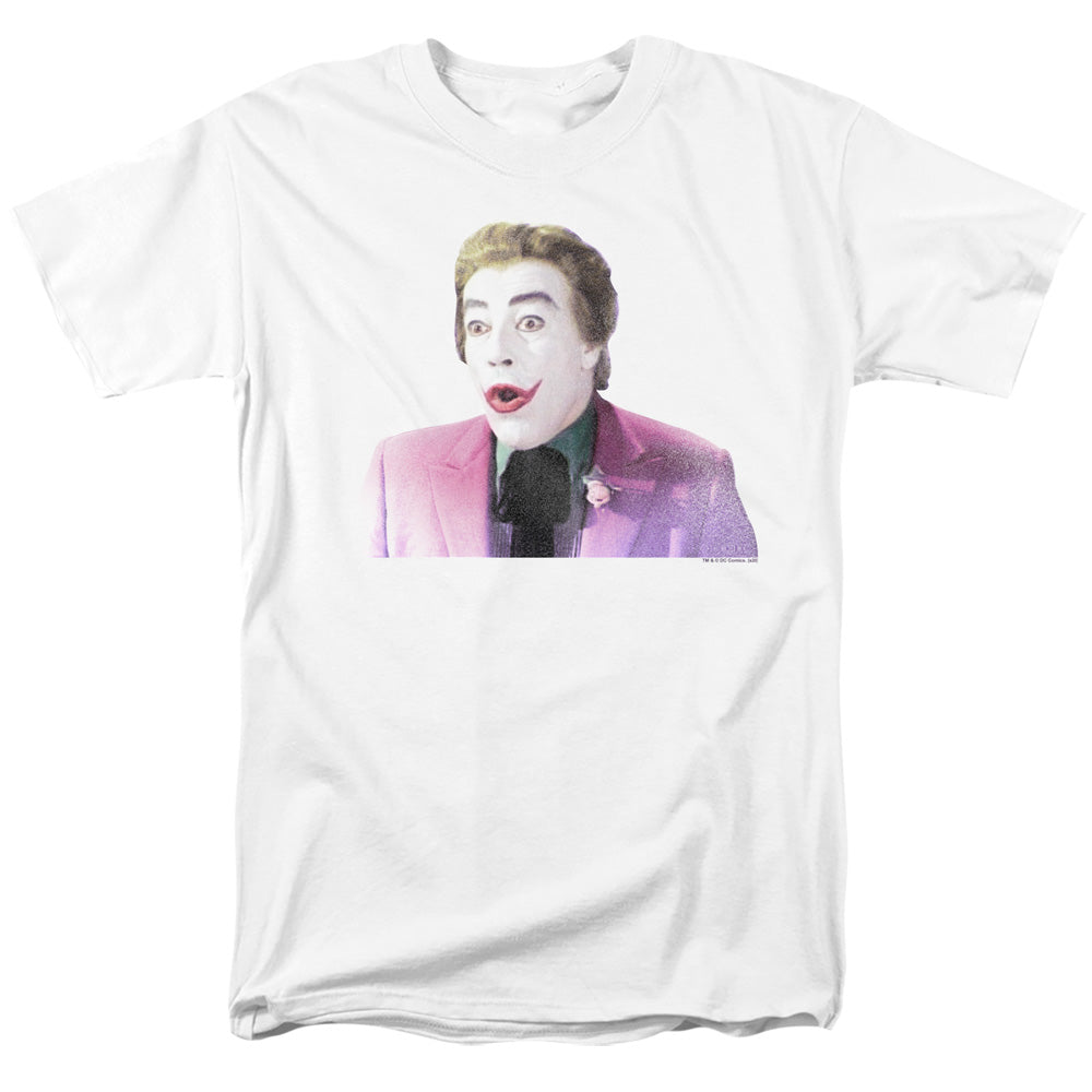 AN OFFCIALLY LICENSED BATMAN CLASSIC TV THRILLED MEN'S REGULAR FIT T-SHIRT WHITE