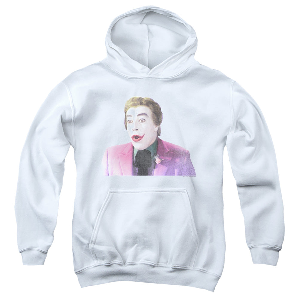 AN OFFCIALLY LICENSED BATMAN CLASSIC TV THRILLED YOUTH HOODIE WHITE