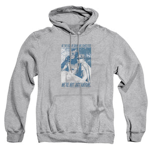 AN OFFCIALLY LICENSED BATMAN CLASSIC TV BOOGIE NIGHTS ADULT UNISEX PULLOVER HOODIE ATHLETIC HEATHER