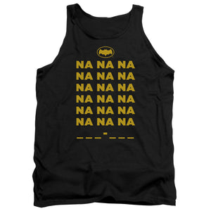 AN OFFCIALLY LICENSED BATMAN CLASSIC TV NA NA NA ADULT UNISEX TANK TOP BLACK