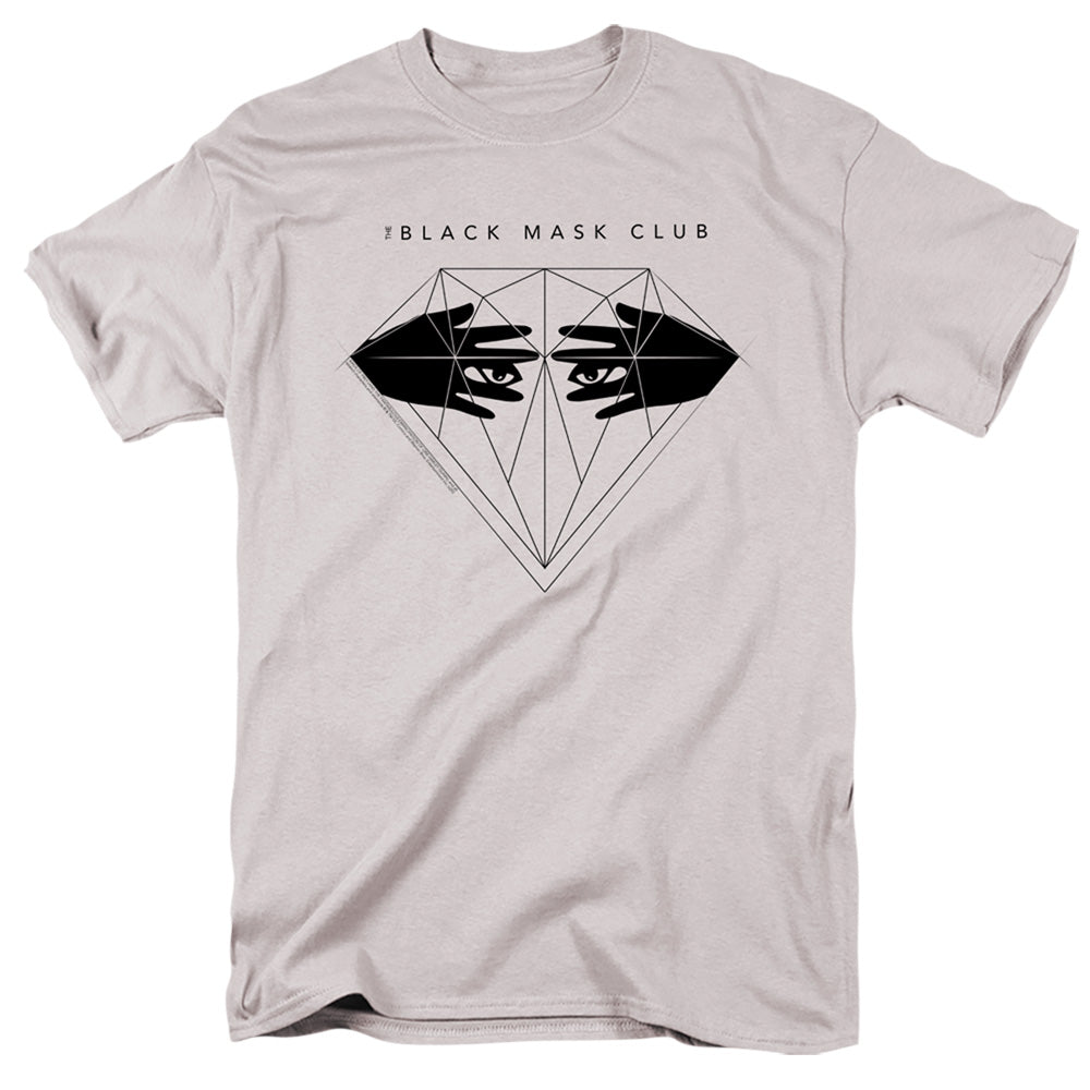 AN OFFCIALLY LICENSED BIRDS OF PREY BMC MEN'S REGULAR FIT T-SHIRT SILVER