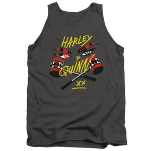 AN OFFCIALLY LICENSED BIRDS OF PREY IN MY EYES ADULT UNISEX TANK TOP CHARCOAL