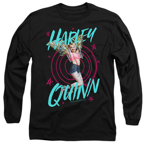 AN OFFCIALLY LICENSED BIRDS OF PREY ON TARGET MEN'S LONG SLEEVE T-SHIRT BLACK