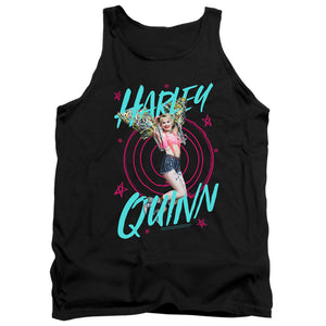 AN OFFCIALLY LICENSED BIRDS OF PREY ON TARGET ADULT UNISEX TANK TOP BLACK