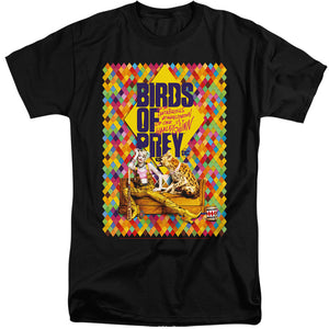 AN OFFCIALLY LICENSED BIRDS OF PREY COUCH MEN'S TALL FIT T-SHIRT BLACK