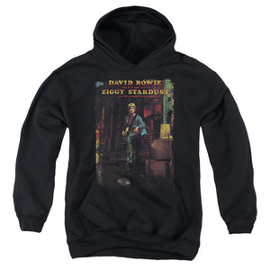 AN OFFCIALLY LICENSED DAVID BOWIE ZIGGY STARDUST ALBUM YOUTH HOODIE BLACK