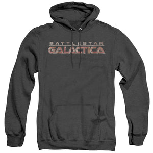 AN OFFCIALLY LICENSED BSG LOGO ADULT UNISEX HEATHER PULLOVER HOODIE BLACK