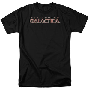 AN OFFCIALLY LICENSED BSG LOGO MEN'S REGULAR FIT T-SHIRT BLACK