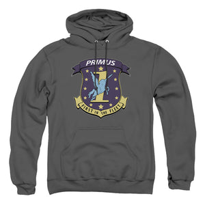 AN OFFCIALLY LICENSED BSG PRIMAS BADGE ADULT UNISEX PULLOVER HOODIE CHARCOAL