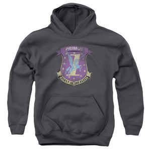 AN OFFCIALLY LICENSED BSG PRIMAS BADGE YOUTH HOODIE CHARCOAL