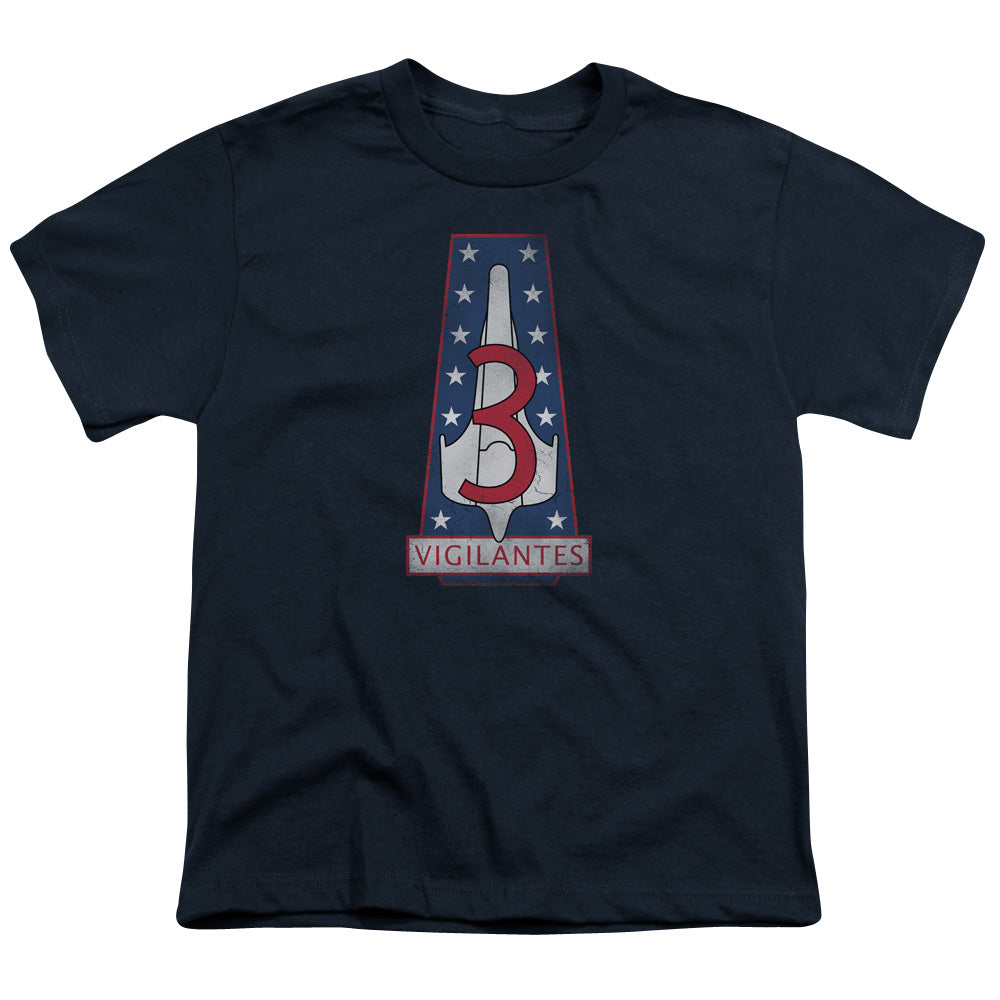 BSG Vigilantes Badge Licensed Kid's T-Shirt (Ages 4-7) SM-LG