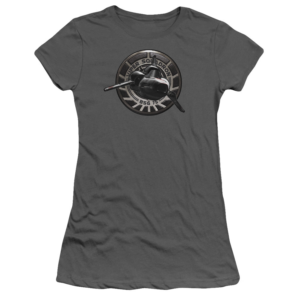 BSG Viper Squadron Licensed Women's T-Shirt Juniors SM-XL