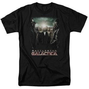 AN OFFCIALLY LICENSED BSG CROSSROADS MEN'S REGULAR FIT T-SHIRT BLACK