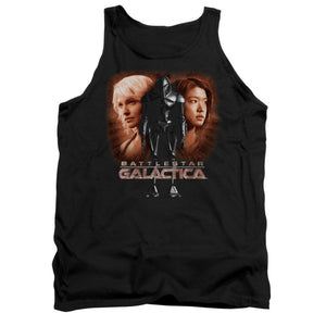 AN OFFCIALLY LICENSED BSG CREATED BY MAN ADULT UNISEX TANK TOP BLACK
