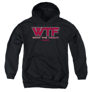 AN OFFCIALLY LICENSED BSG WTF YOUTH HOODIE BLACK