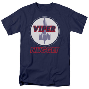 AN OFFCIALLY LICENSED BSG NUGGET MEN'S REGULAR FIT T-SHIRT NAVY