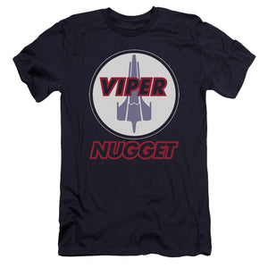 AN OFFCIALLY LICENSED BSG NUGGET MEN'S PREMIUM SLIM FIT T-SHIRT NAVY