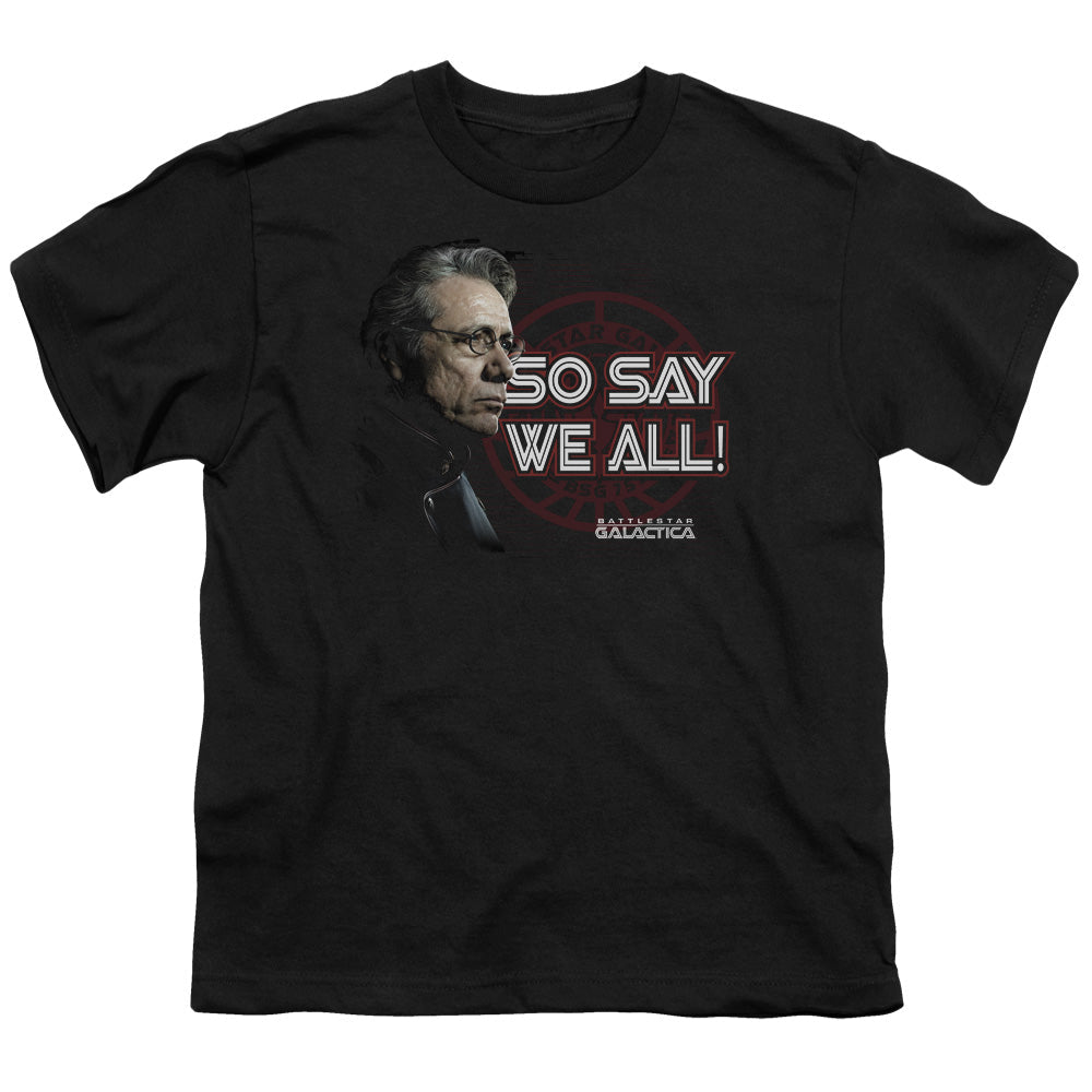 BSG So Say We All Licensed Kid's T-Shirt (Ages 4-7) SM-MD