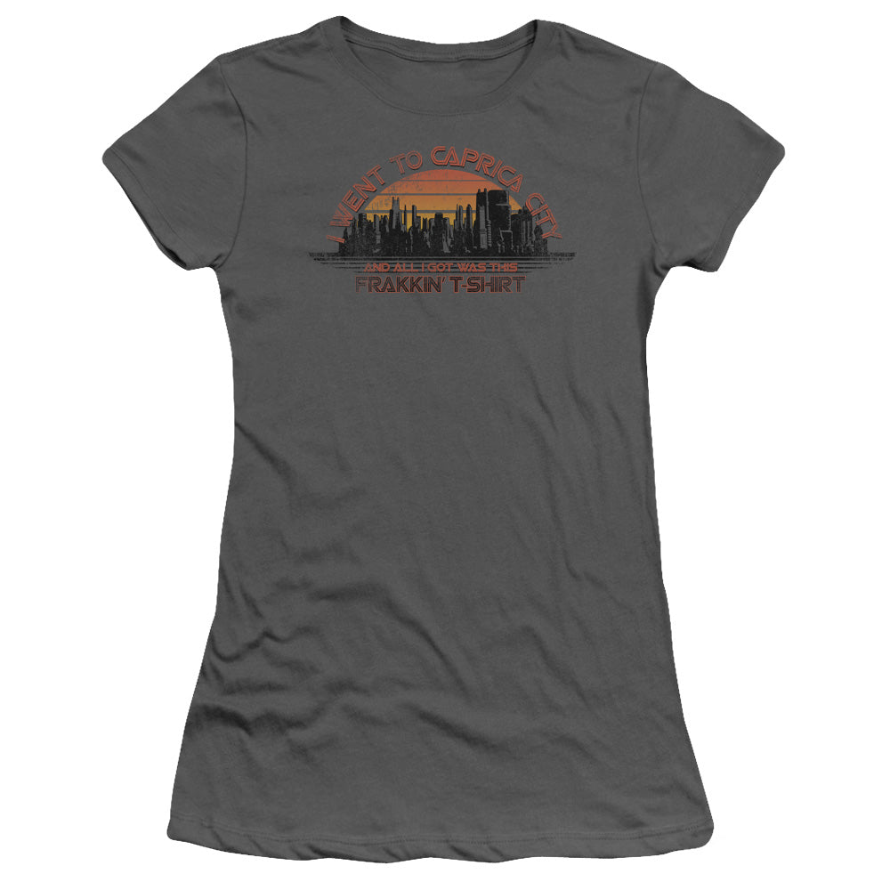 BSG Caprica City Licensed Women's T-Shirt Juniors SM-XL