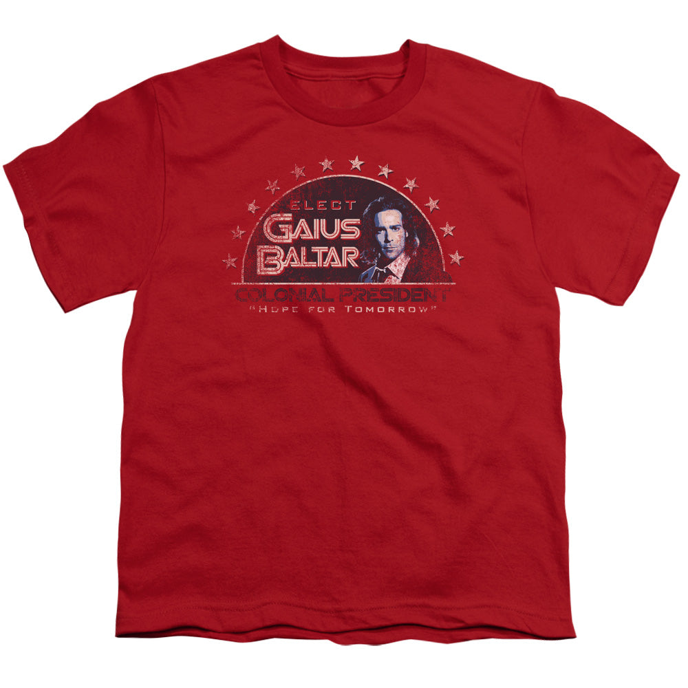 BSG Elect Gaius Licensed Kid's T-Shirt (Ages 4-7) SM