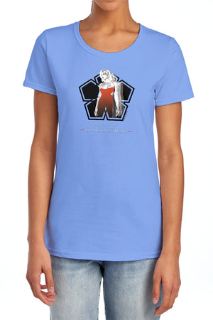AN OFFCIALLY LICENSED BSG CYLON TECH WOMEN'S REGULAR FIT T-SHIRT CHARCOAL