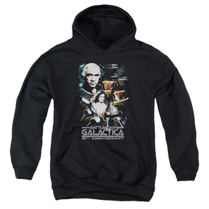 AN OFFCIALLY LICENSED BSG 35TH ANNIVERSARY COLLAGE YOUTH HOODIE BLACK
