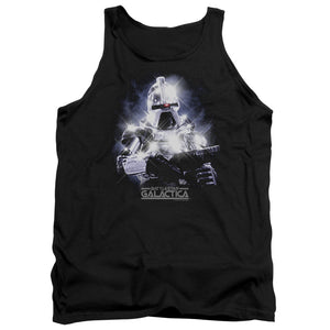 AN OFFCIALLY LICENSED BSG 35TH ANNIVERSARY CYLON ADULT UNISEX TANK TOP BLACK