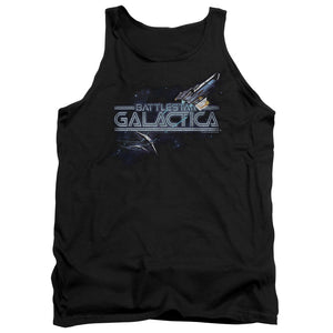 AN OFFCIALLY LICENSED BSG CYLON PERSUIT ADULT UNISEX TANK TOP BLACK