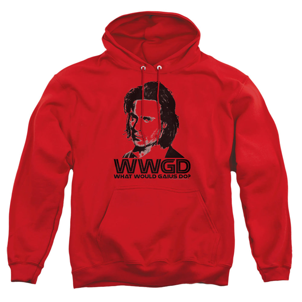 AN OFFCIALLY LICENSED BSG WWGD ADULT UNISEX PULLOVER HOODIE RED