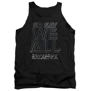AN OFFCIALLY LICENSED BSG TOGETHER NOW ADULT UNISEX TANK TOP BLACK