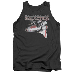 AN OFFCIALLY LICENSED BSG MARK II VIPER ADULT UNISEX TANK TOP CHARCOAL