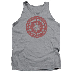AN OFFCIALLY LICENSED BSG ERODED LOGO ADULT UNISEX TANK TOP ATHLETIC HEATHER