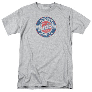 AN OFFCIALLY LICENSED BUICK AUTHORIZED SERVICE MEN'S REGULAR FIT T-SHIRT ATHLETIC HEATHER