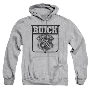 AN OFFCIALLY LICENSED BUICK 1946 EMBLEM ADULT UNISEX PULLOVER HOODIE ATHLETIC HEATHER