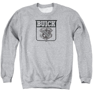 AN OFFCIALLY LICENSED BUICK 1946 EMBLEM ADULT UNISEX CREWNECK SWEATSHIRT ATHLETIC HEATHER