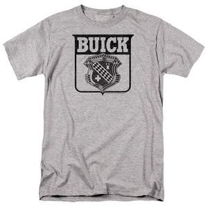 AN OFFCIALLY LICENSED BUICK 1946 EMBLEM MEN'S REGULAR FIT T-SHIRT ATHLETIC HEATHER