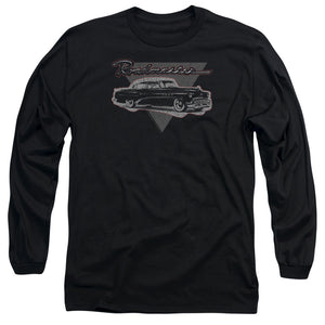 AN OFFCIALLY LICENSED BUICK 1952 ROADMASTER MEN'S LONG SLEEVE T-SHIRT BLACK