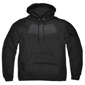 AN OFFCIALLY LICENSED BATMAN V SUPERMAN BATMAN LOGO ADULT UNISEX PULLOVER HOODIE BLACK
