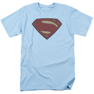 AN OFFCIALLY LICENSED BATMAN V SUPERMAN SUPER MOVIE LOGO MEN'S REGULAR FIT T-SHIRT LIGHT BLUE