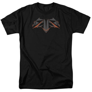 AN OFFCIALLY LICENSED BATMAN V SUPERMAN TECH BAT LOGO MEN'S REGULAR FIT T-SHIRT BLACK
